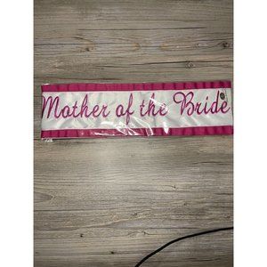 Wedding Decoration Embroidery Mother of The Bride Bridal Shower Sash